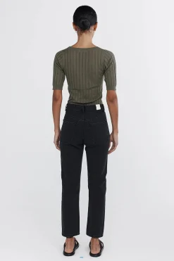 Marle Straight Leg Jean - Black