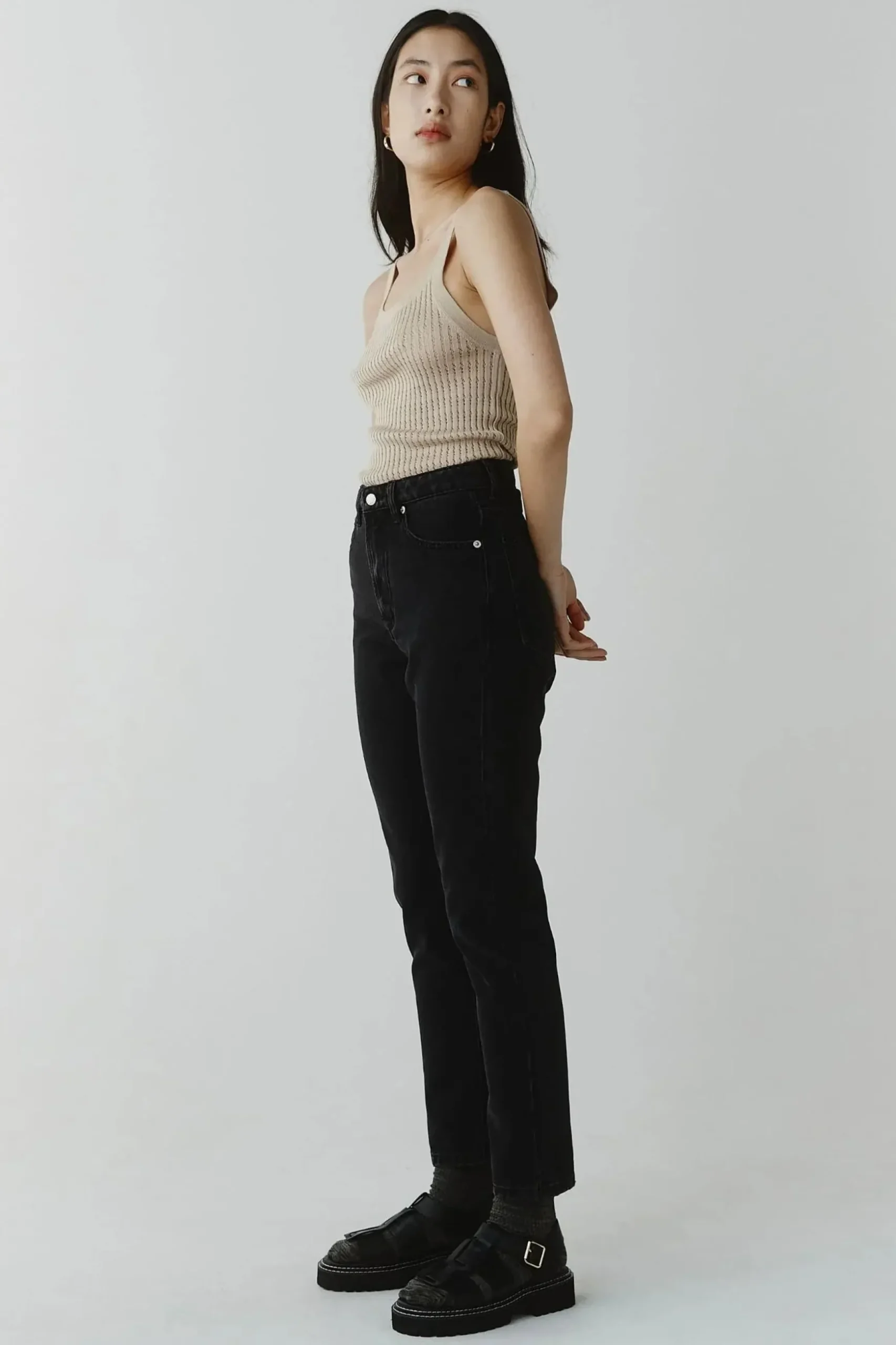 Marle Straight Leg Jean - Black