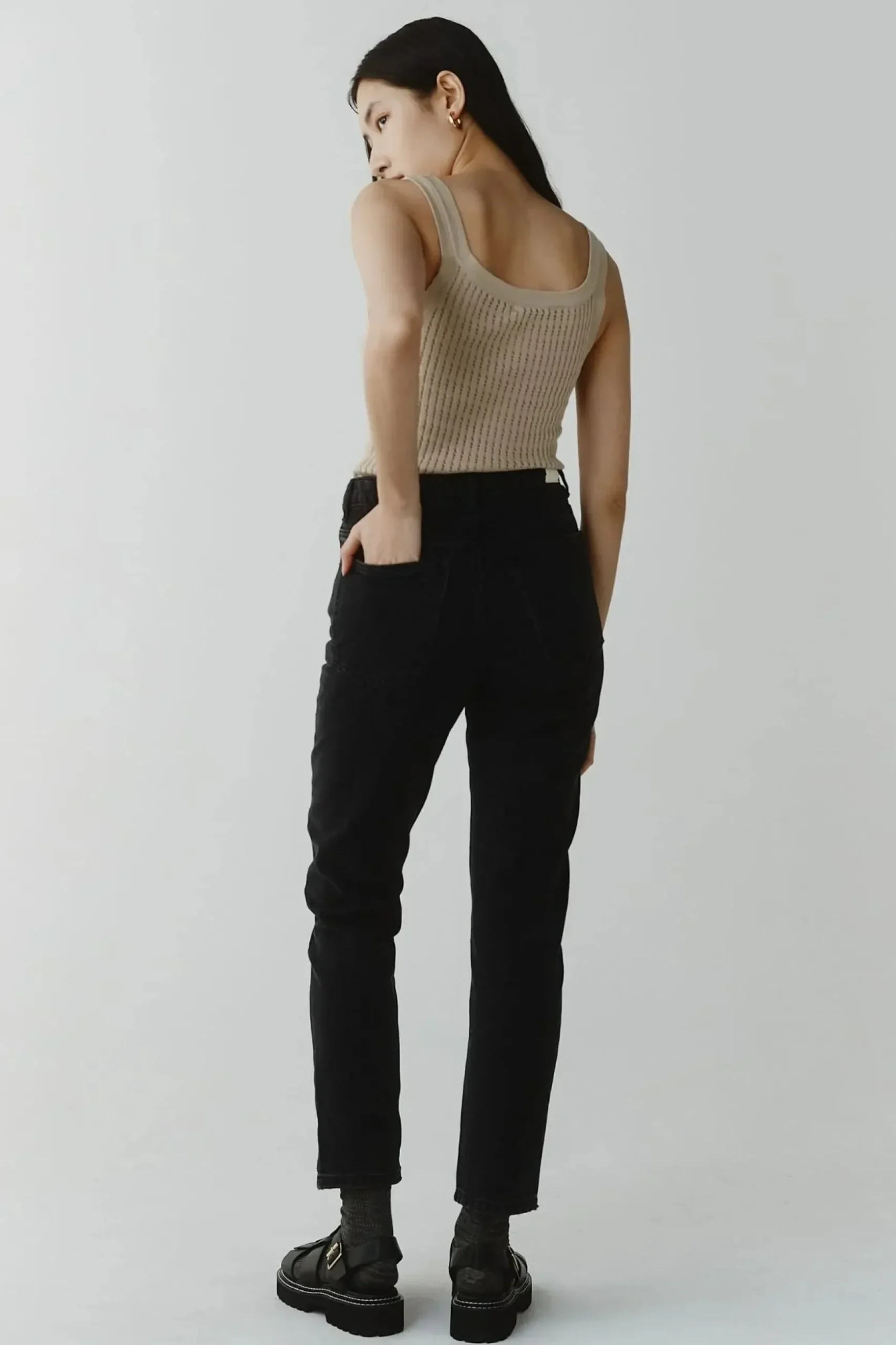 Marle Straight Leg Jean - Black