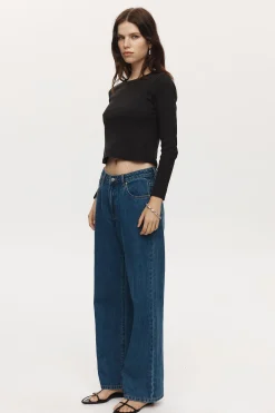 Marle Wide Leg Jean - Heritage Blue