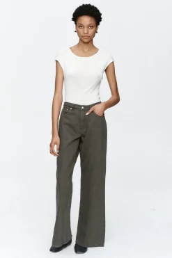 Marle Wide Leg Jean - Rosemary