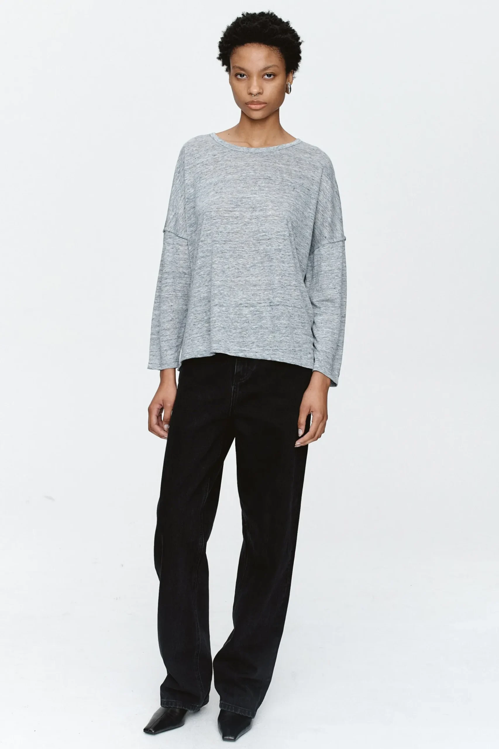 Marle Yelena Tee - Stirling Melange