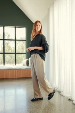 Marlow Mode Pant - Ecru