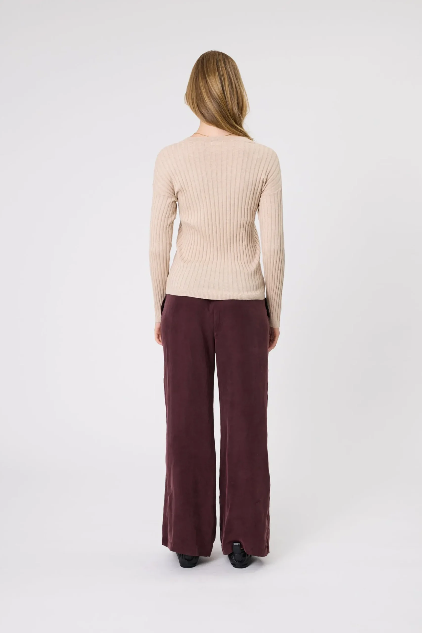 Marlow Reign Long Sleeve Knit - Wheat