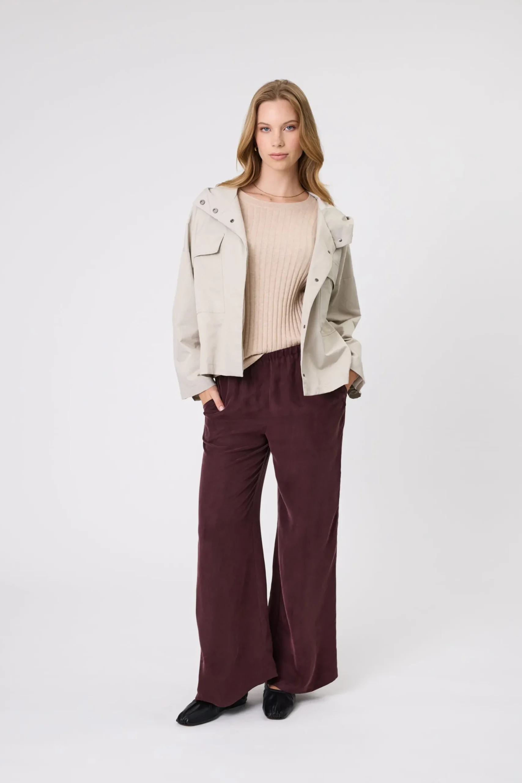 Marlow Reign Long Sleeve Knit - Wheat