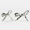Meadowlark Bow Earrings Large - Stirling Silver