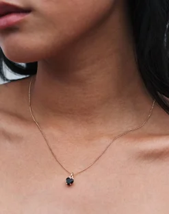 Meadowlark Heart Jewel Necklace - 23k Gold Plated