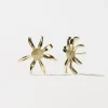 Meadowlark Large Daisy Earrings - Gold
