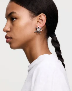 Meadowlark Large Daisy Earrings - Gold