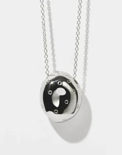 Meadowlark Large Strawberry Necklace - Sterling Silver