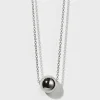 Meadowlark Orb Necklace - Stirling Silver