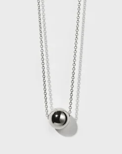 Meadowlark Orb Necklace - Stirling Silver