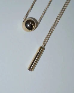 Meadowlark Orb Necklace - Stirling Silver