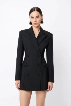 Mossman Axel Blazer Dress - Black