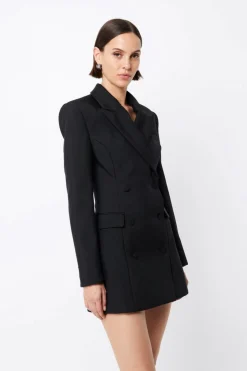 Mossman Axel Blazer Dress - Black
