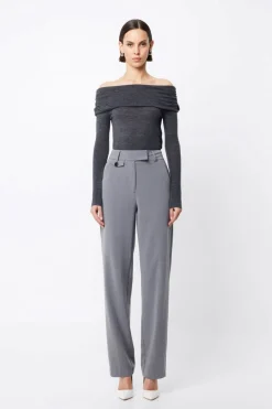 Mossman Boston Straight Leg Pant - Grey
