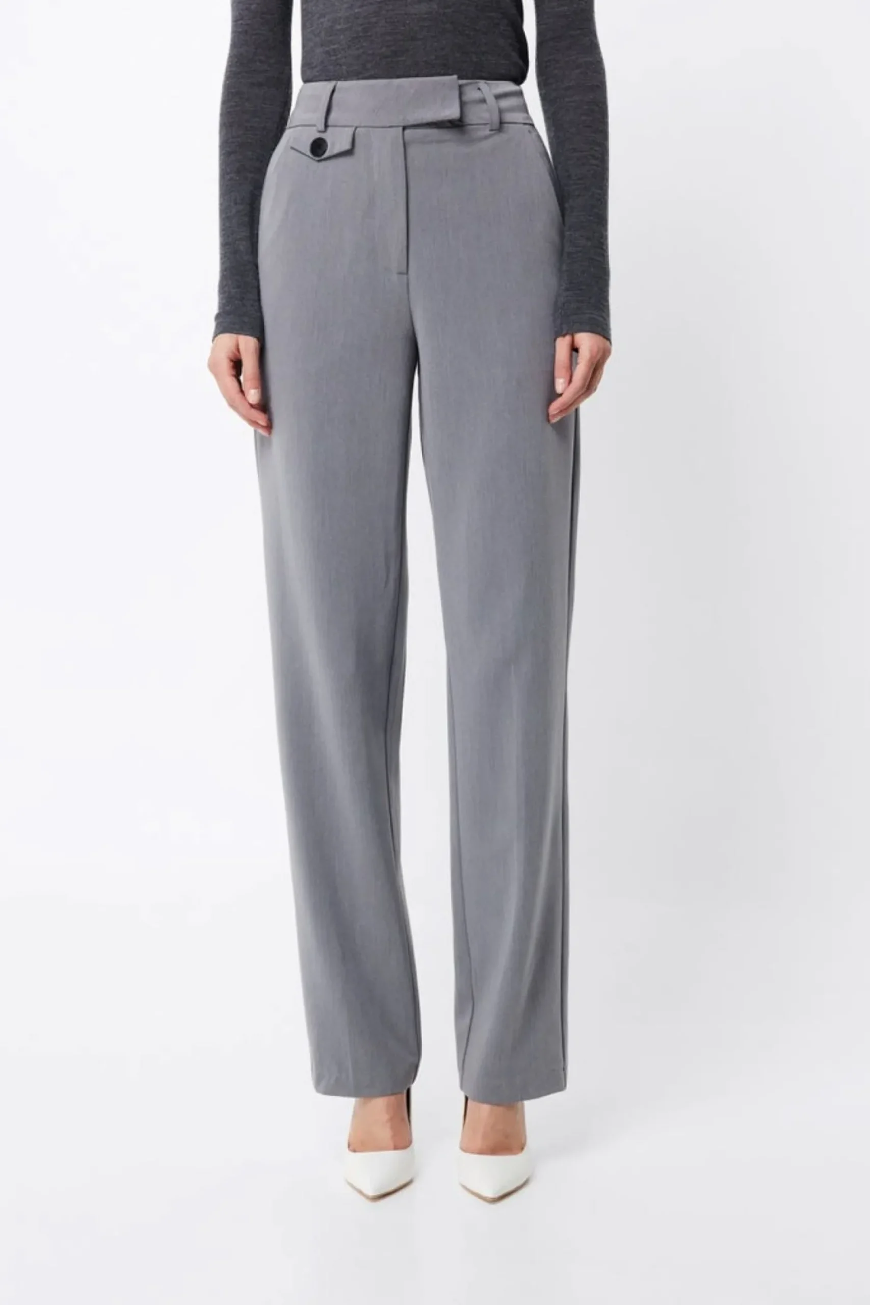 Mossman Boston Straight Leg Pant - Grey
