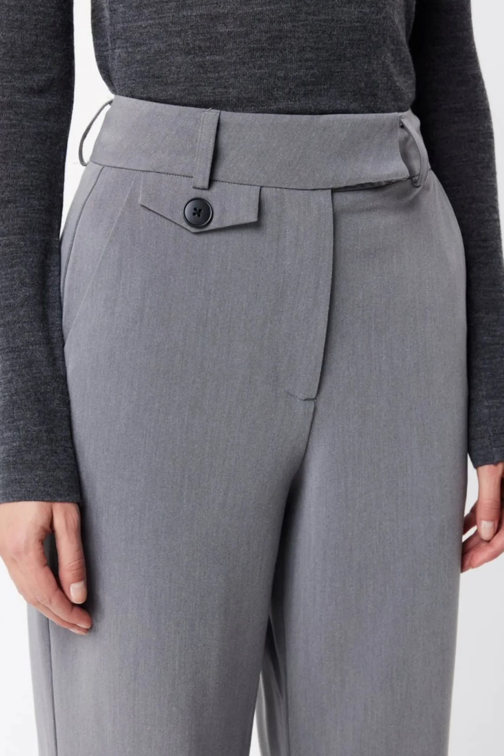 Mossman Boston Straight Leg Pant - Grey