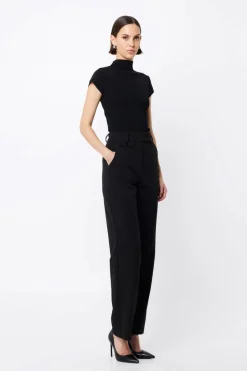 Mossman Boston Straight Leg Pant - Black