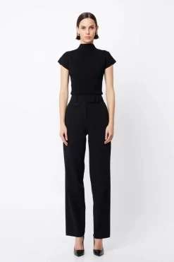Mossman Boston Straight Leg Pant - Black