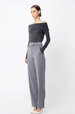 Mossman Boston Straight Leg Pant - Grey