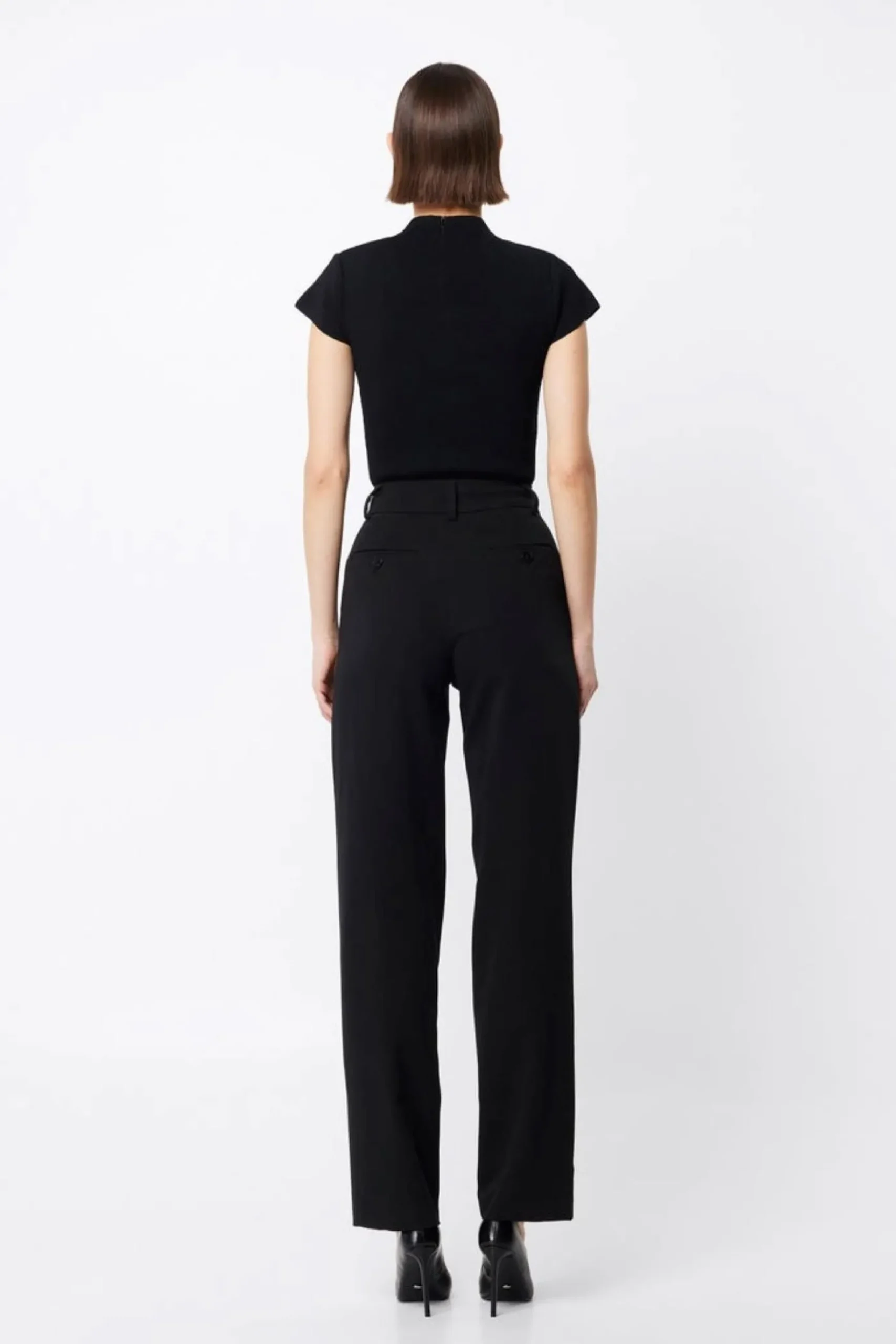 Mossman Boston Straight Leg Pant - Black