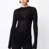 Mossman Bristol High Neck Top - Black