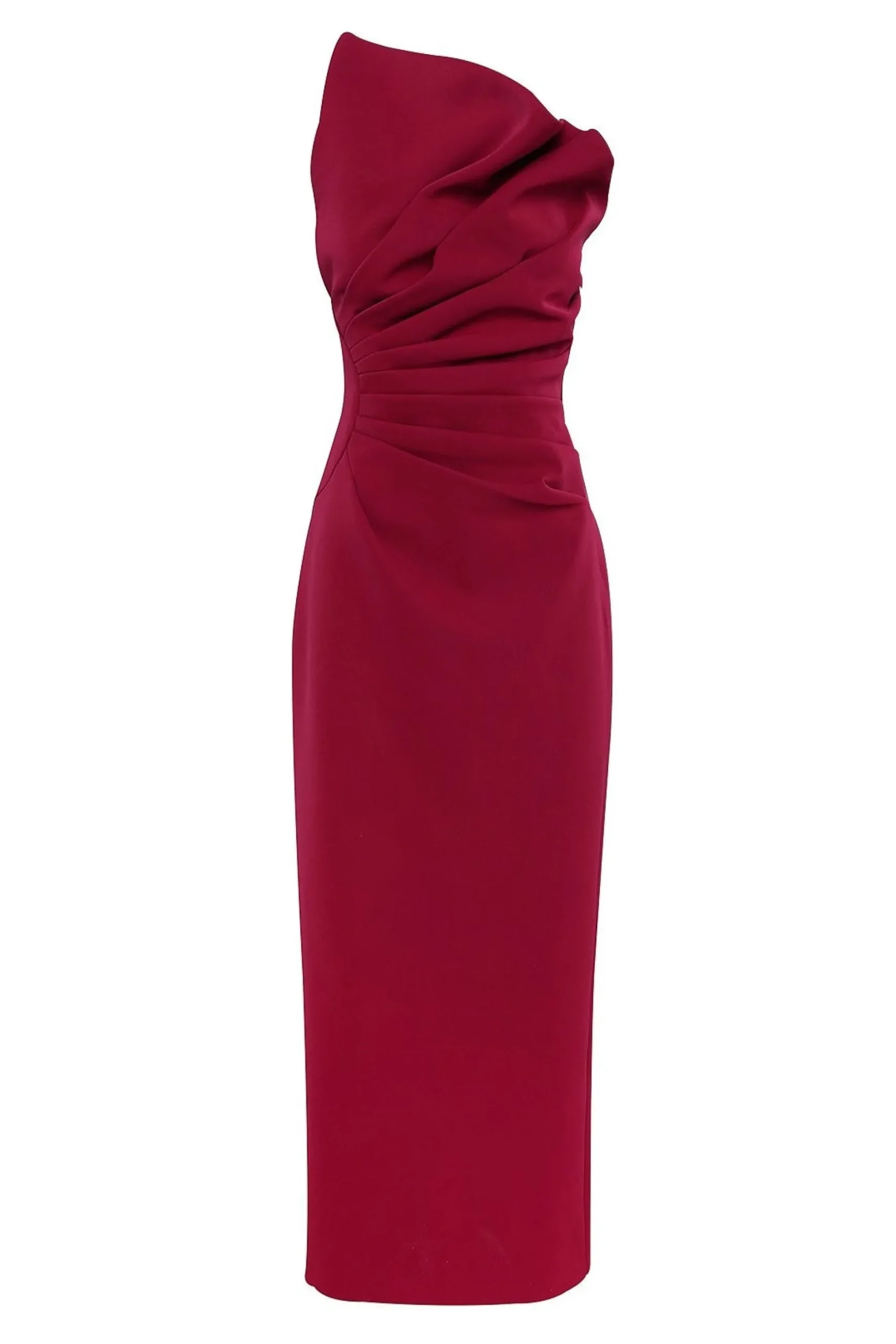 Mossman Common Emotion Midi Dress - Crimson