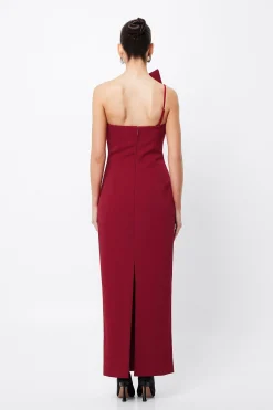 Mossman Common Emotion Midi Dress - Crimson