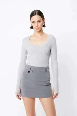 Mossman Lincoln Top - Grey