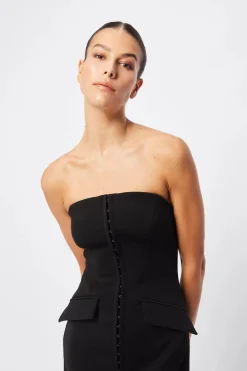 Mossman Linear Mini Dress - Black