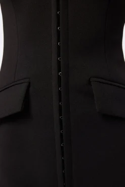 Mossman Linear Mini Dress - Black