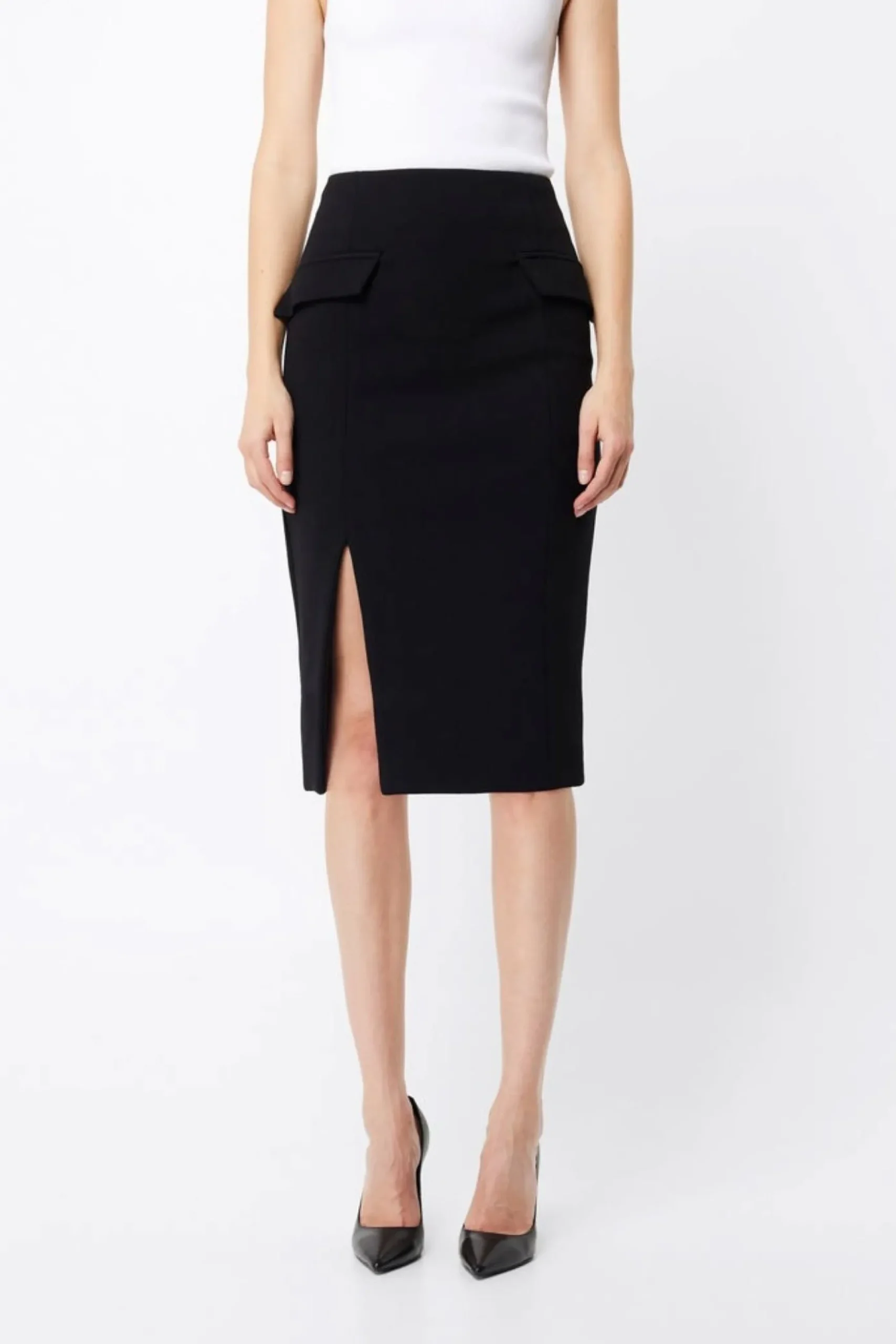 Mossman Melrose Pencil Skirt - Black