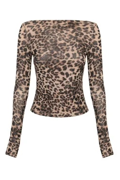 Mossman Prowl Long Sleeve Top - Leopard Print