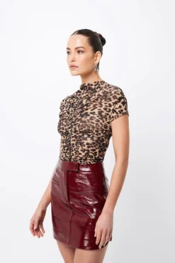 Mossman Prowl Top - Leopard Print