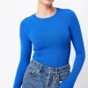 Mossman The Brooklyn Top - Cobalt