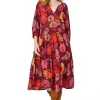 Noa Noa Ballad Carolina Dress - Pink/Red