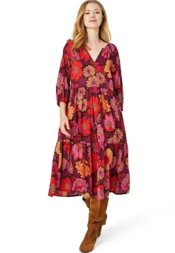 Noa Noa Ballad Carolina Dress - Pink/Red