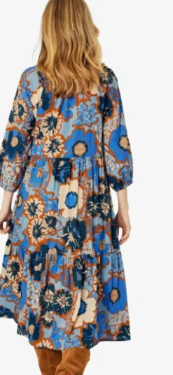 Noa Noa Ballad Carolina Dress - Blue/Brown