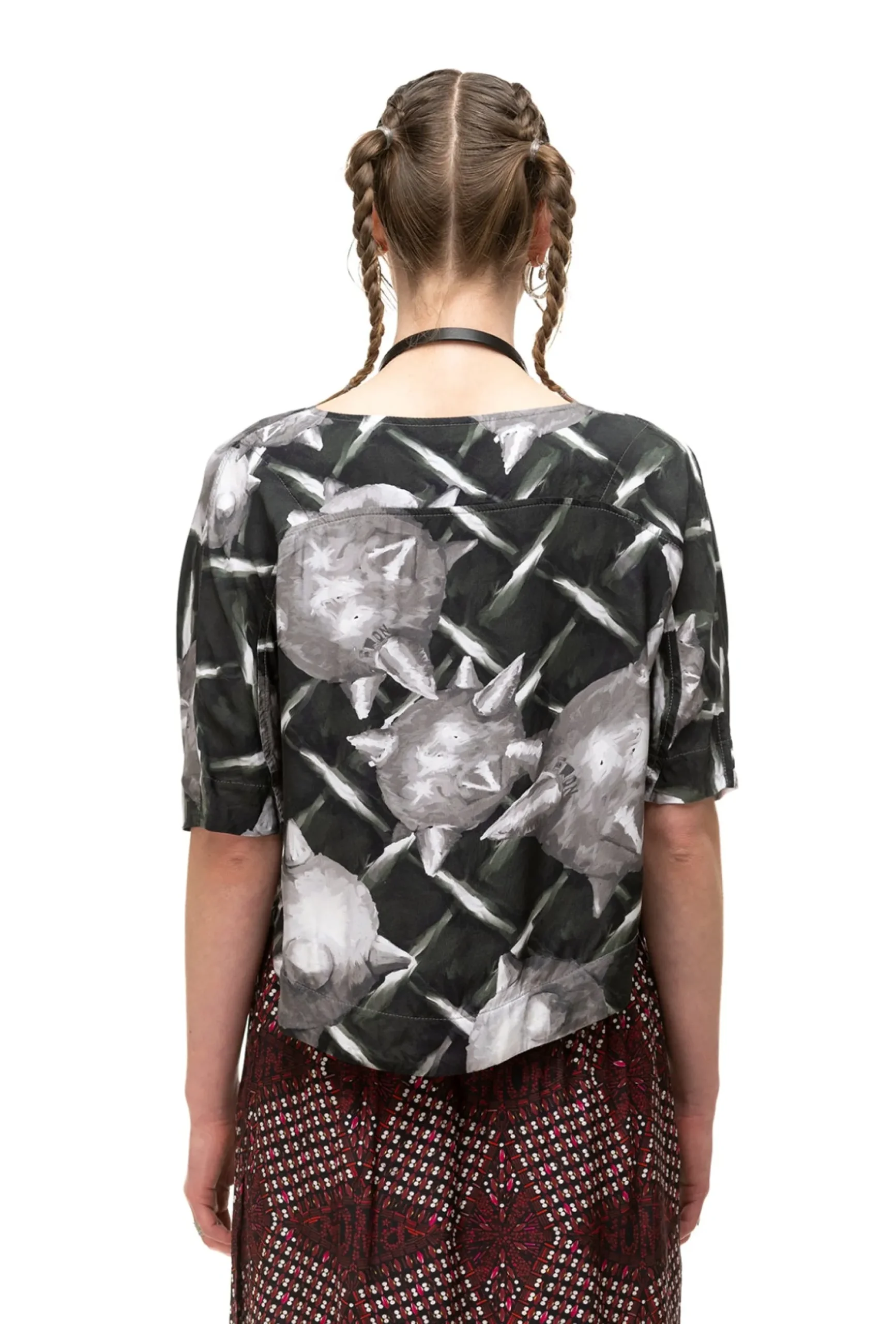 Nom*d Discus Top - Heavy Metal Print