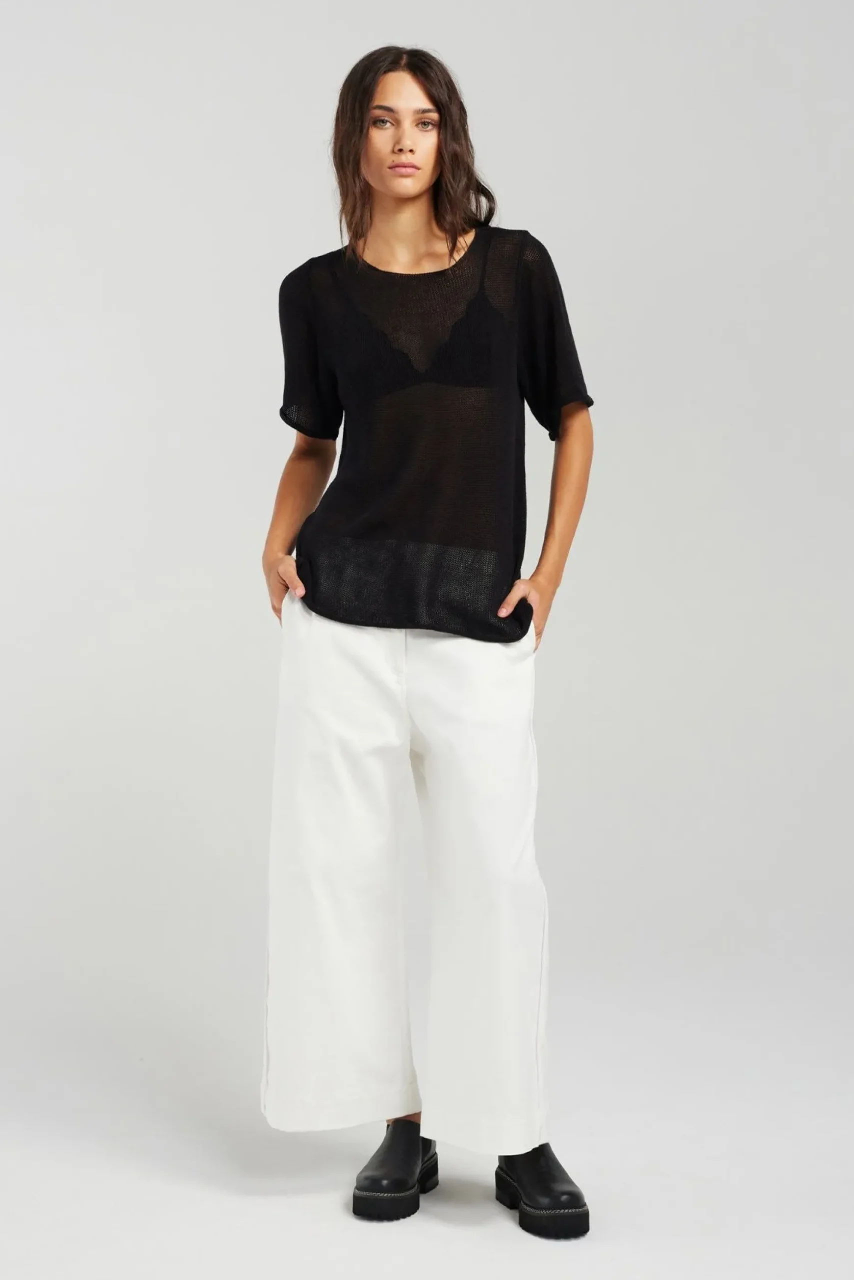 Nyne Jamie Pant - White