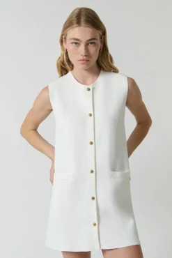 ONTE Nanda Dress - White