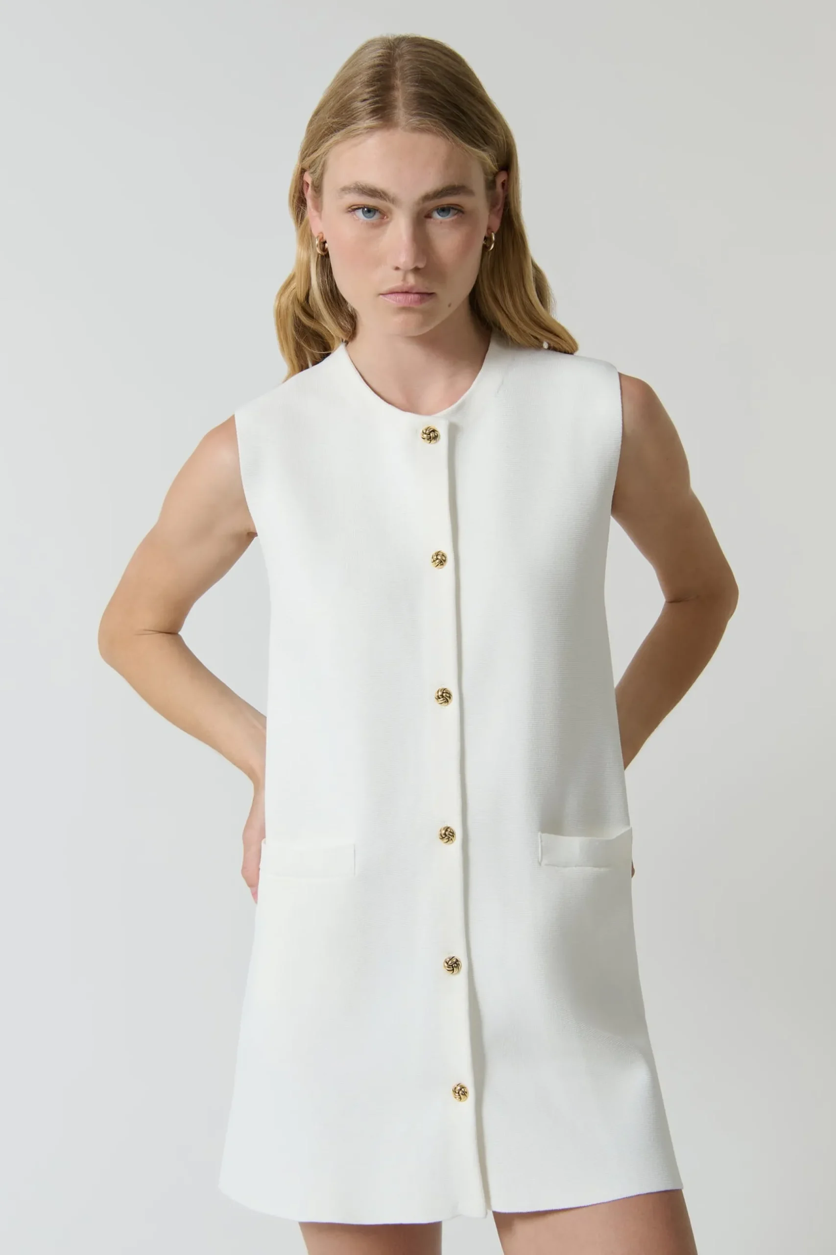 ONTE Nanda Dress - White