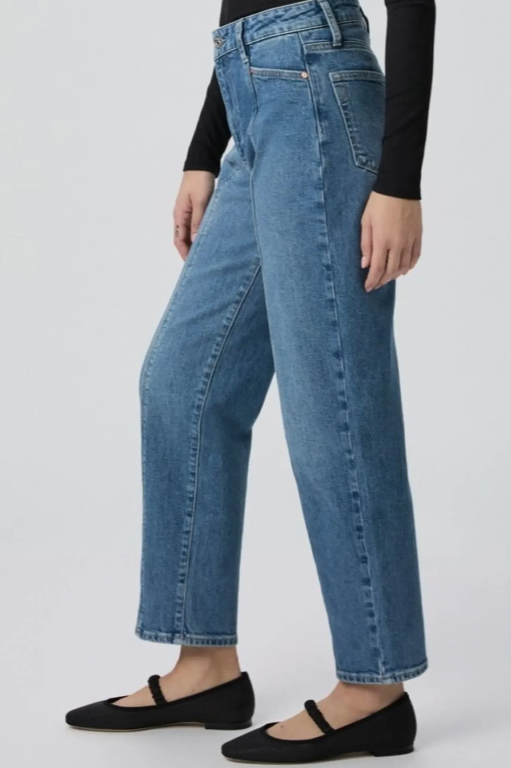 Paige Alexis Barrel Leg Jean - Anthia