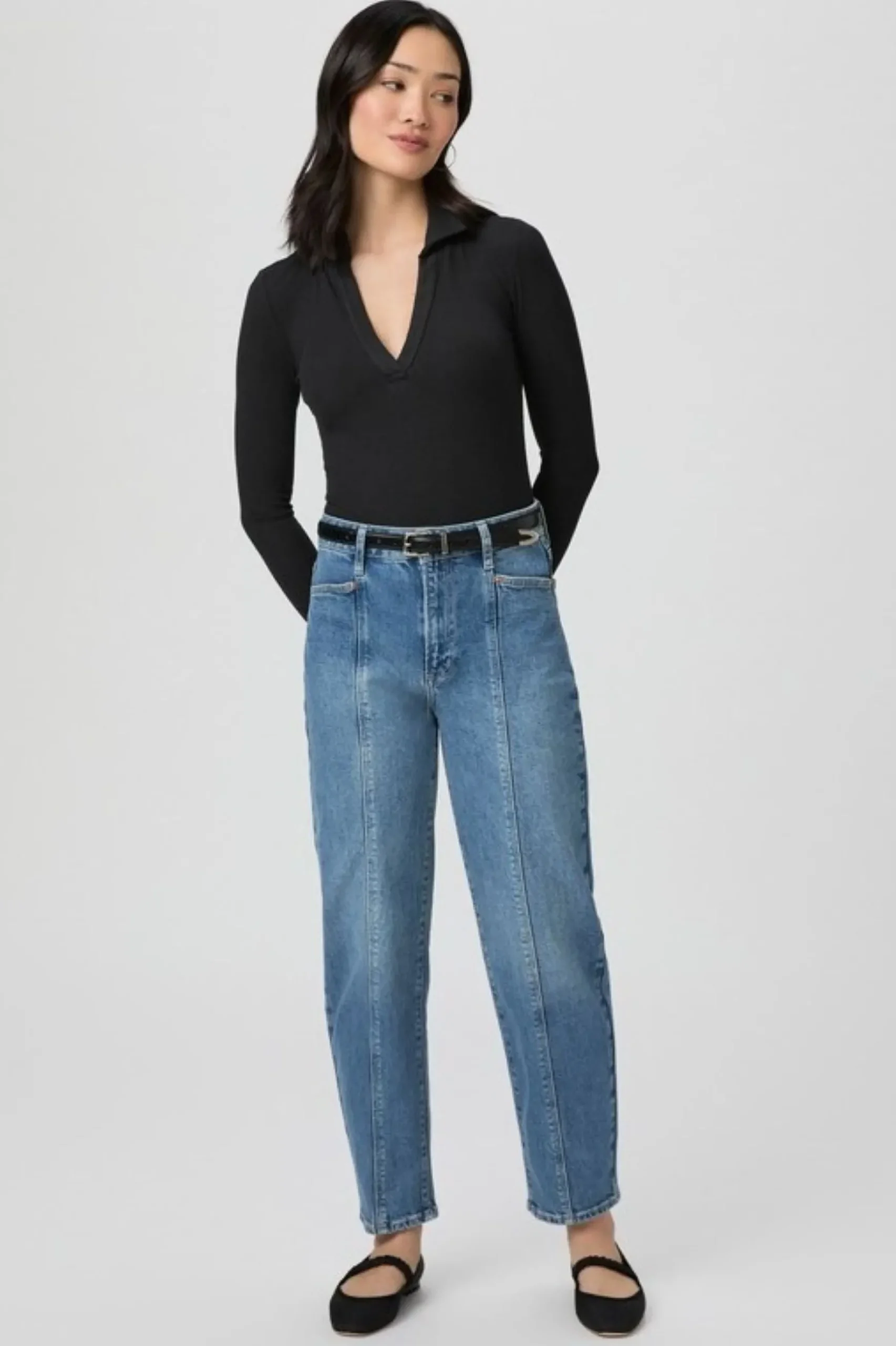 Paige Alexis Barrel Leg Jean - Anthia