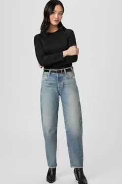 Paige Alexis Barrel Leg Jean - Cats Meow
