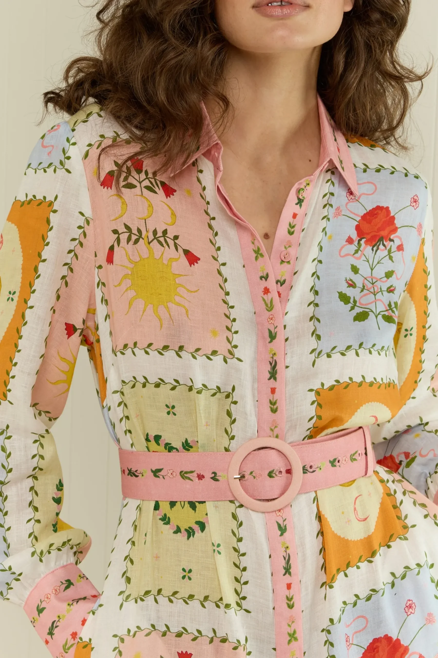 Palm Noosa Aria Dress - Siesta Tile