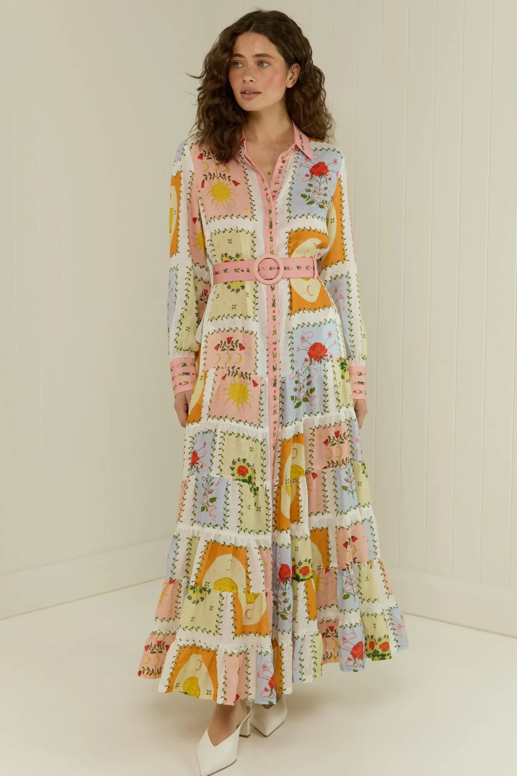 Palm Noosa Aria Dress - Siesta Tile