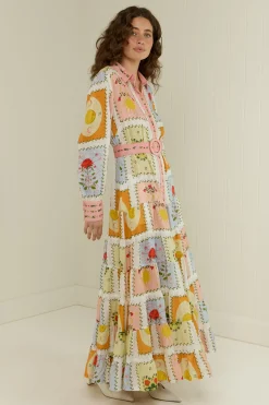 Palm Noosa Aria Dress - Siesta Tile