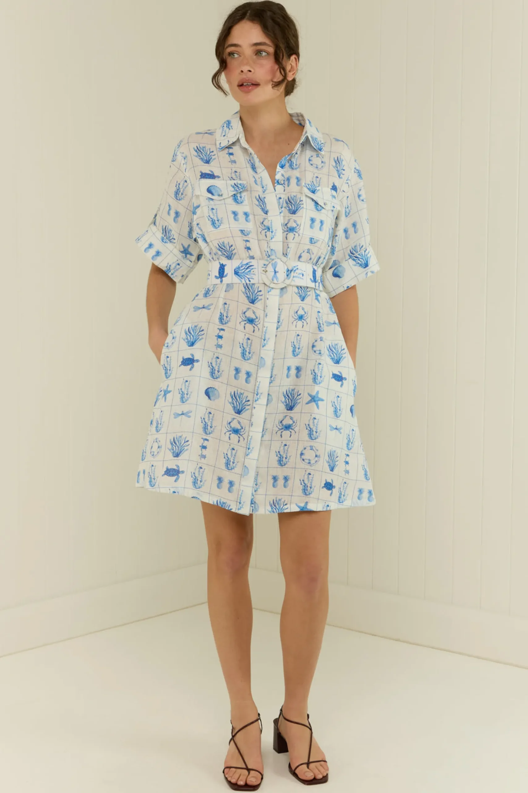 Palm Noosa Camelia Dress - Chalkies Tile
